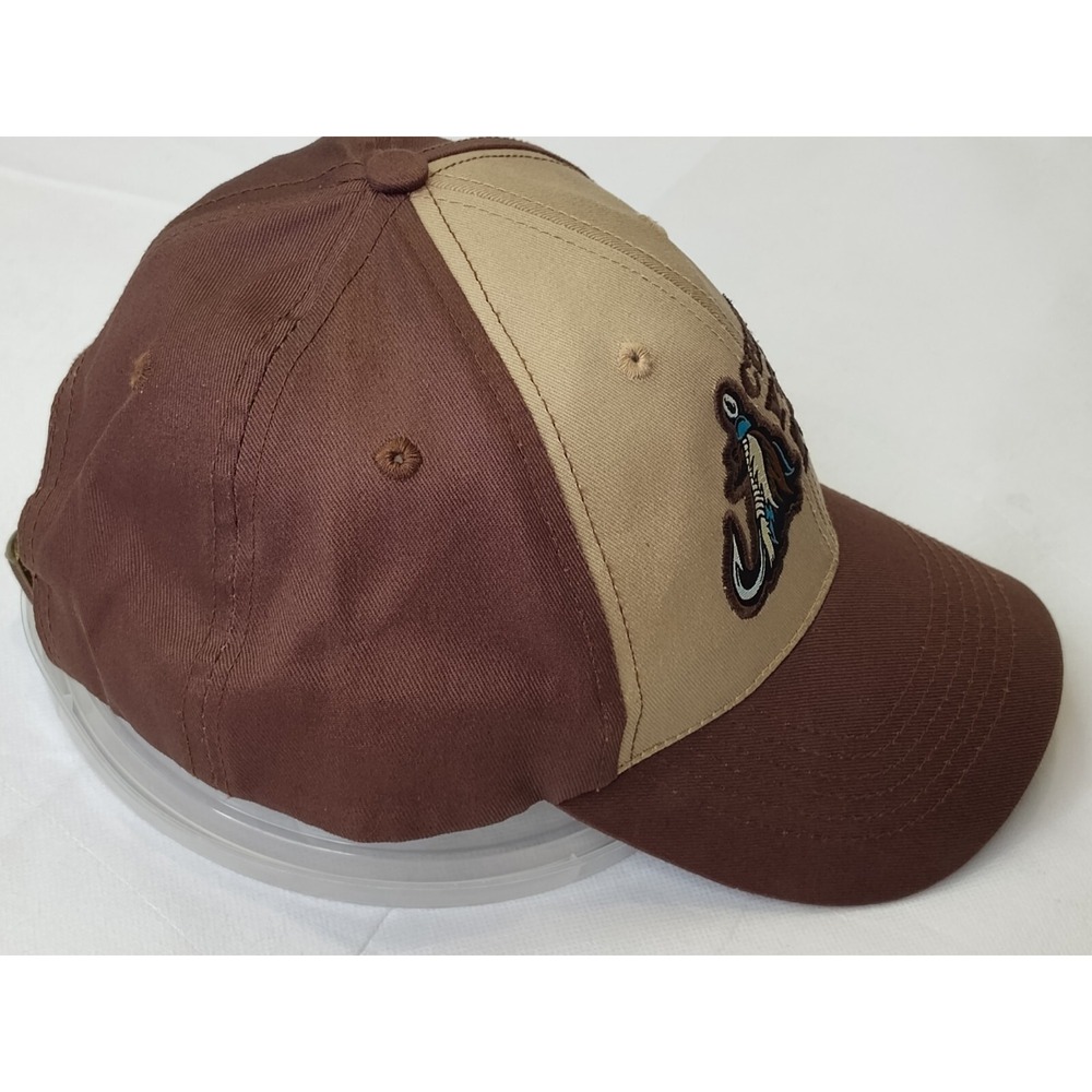 Check Your Fly Lure Cap Hat Paramount Outdoors Baseball Brown Adj VTG‎ SEE 📸 - Picture 13 of 16